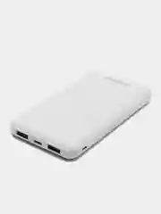 Белый внешний аккумулятор WALKER WB-410, 10 000 mAh