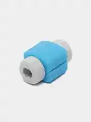 Голубой защита кабеля смартфона