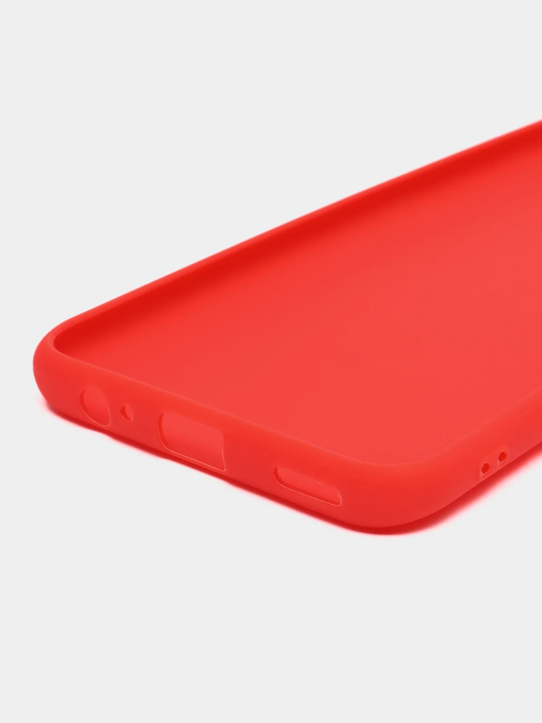 Красный чехол для Honor 9S, Y5P,  Honor 30 матовый силиконовый