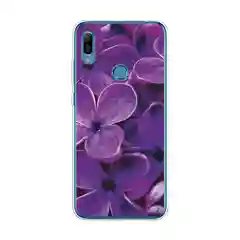 Вишнёвый силиконовый чехол на Honor 8A/8A Pro/Huawei Y6 2019/Y6s / Хонор 8А прозрачный, с рисунком