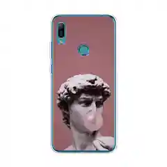 Коралловый силиконовый чехол на Honor 8A/8A Pro/Huawei Y6 2019/Y6s / Хонор 8А прозрачный, с рисунком