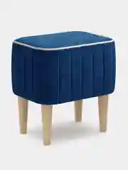 Синий пуф MONOFIX, АММА велюр