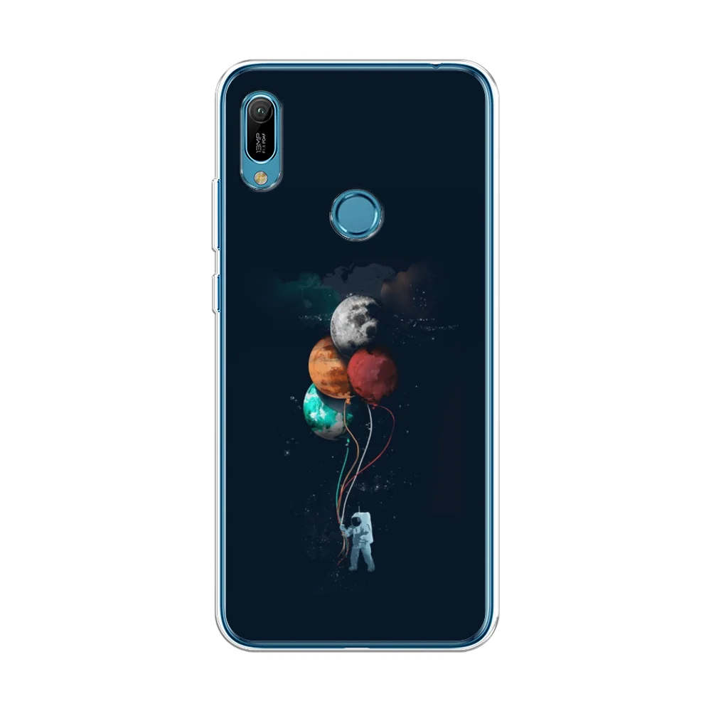 Марсала силиконовый чехол на Honor 8A/8A Pro/Huawei Y6 2019/Y6s / Хонор 8А прозрачный, с рисунком