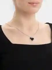 Черный подвеска Heart