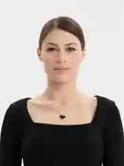 Черный подвеска Heart