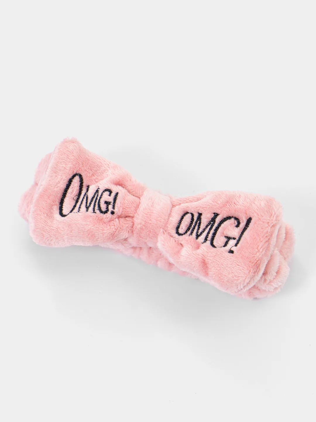 Кораллово-розовый повязка на голову OMG, для косметических процедур/ повязка косметическая