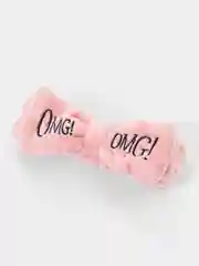 Кораллово-розовый повязка на голову OMG, для косметических процедур/ повязка косметическая
