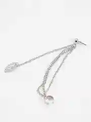 Серебряный серьги бижутерия длинные каффы