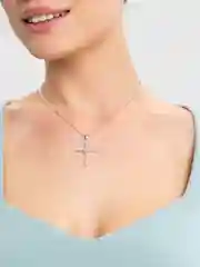 Цепочка на шею женская, крест