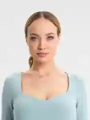 Серебряный цепочка на шею с кулоном "Kitty"