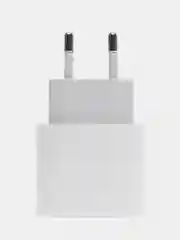 Белый комплект для быстрой зарядки iPhone, iPad, AirPods: блок питания 20W с проводом 1 м