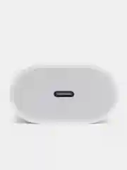 Белый комплект для быстрой зарядки iPhone, iPad, AirPods: блок питания 20W с проводом 1 м