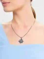 Серый цепочка на шею для друзей, влюбленных "Пазл", 50 см