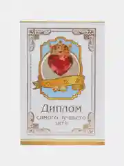 Сувенирный подарочный  " Диплом самой лучшего зятя", 110*160мм