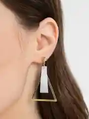 Золотой серьги оригинальные длинные, разные дизайны