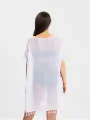 Черный пляжная туника, летняя