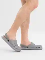 Серый сабо мужские сланцы мужские