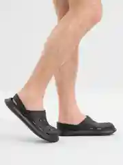 Черный сабо мужские сланцы мужские