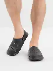 Черный сабо мужские сланцы мужские