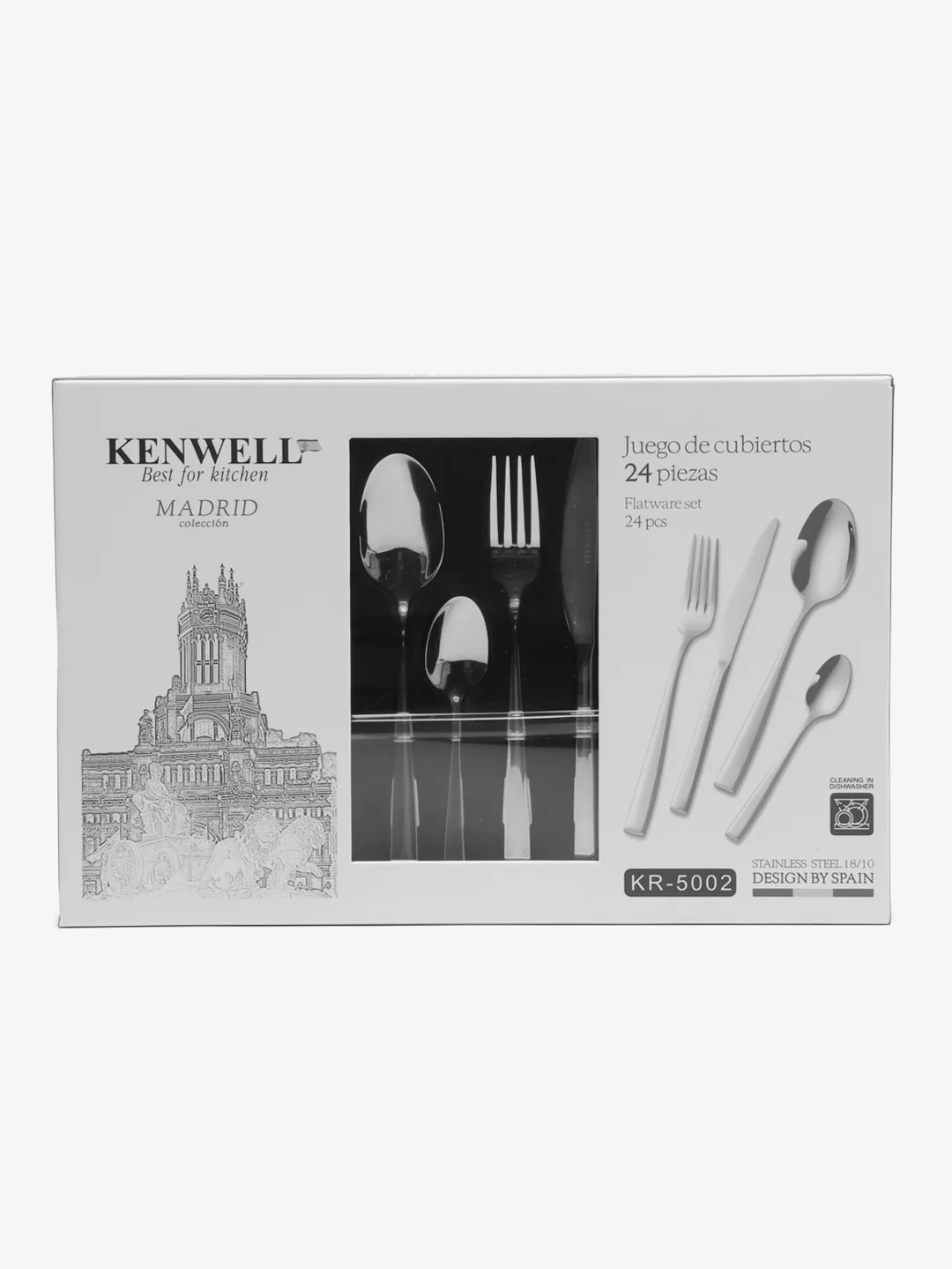 Столовый набор KENWELL KR-5002, 24 предмета