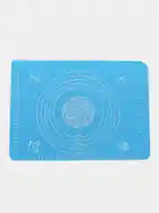 Синий коврик силиконовый для теста и выпечки с разметкой