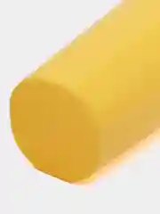 Желтый стакан пластиковый, многоразовый
