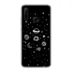 Зеленый чехол на Honor 10i/20 Lite 2019/20e/Huawei P Smart Plus 2019 / Хонор 10i прозрачный