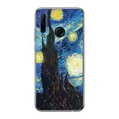 Лимонный чехол на Honor 10i/20 Lite 2019/20e/Huawei P Smart Plus 2019 / Хонор 10i прозрачный