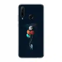 Марсала чехол на Honor 10i/20 Lite 2019/20e/Huawei P Smart Plus 2019 / Хонор 10i прозрачный