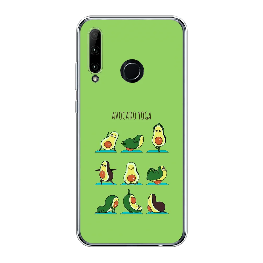 Салатовый чехол на Honor 10i/20 Lite 2019/20e/Huawei P Smart Plus 2019 / Хонор 10i прозрачный