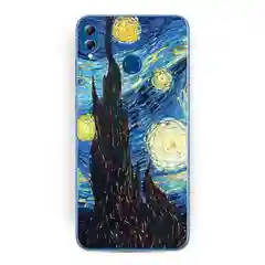 Лимонный силиконовый чехол на Honor 8X / Хонор 8Х прозрачный, с рисунком, защита камеры