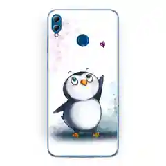 Морской силиконовый чехол на Honor 8X / Хонор 8Х прозрачный, с рисунком, защита камеры