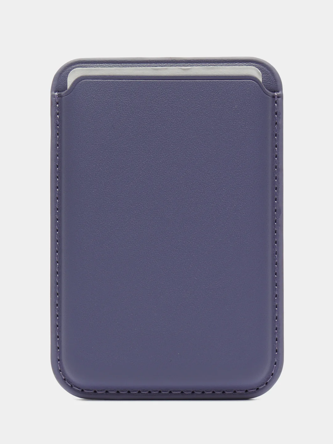Пурпурный картхолдер на магнитах MagSafe Leather Wallet iPhone