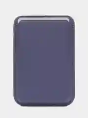 Пурпурный картхолдер на магнитах MagSafe Leather Wallet iPhone