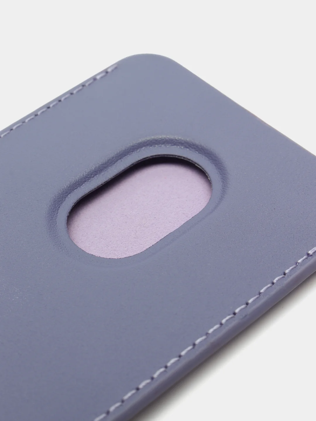 Пурпурный картхолдер на магнитах MagSafe Leather Wallet iPhone