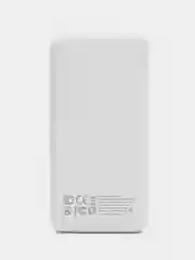 Белый внешний аккумулятор WALKER WB-410, 10 000 mAh