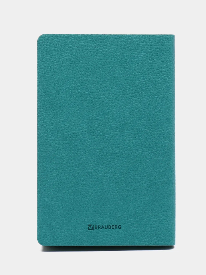 Ежедневник-планер (планинг) - блокнот недатиров. А5 BRAUBERG экокожа, гибкий 160л, 111862