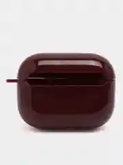 Багровый чехол для наушников AirPods 1 / Pro 2 / 3, силиконовый