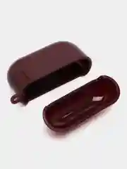 Багровый чехол для наушников AirPods 1 / Pro 2 / 3, силиконовый