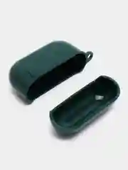 Тёмно-зелёный чехол для наушников AirPods 1 / Pro 2 / 3, силиконовый