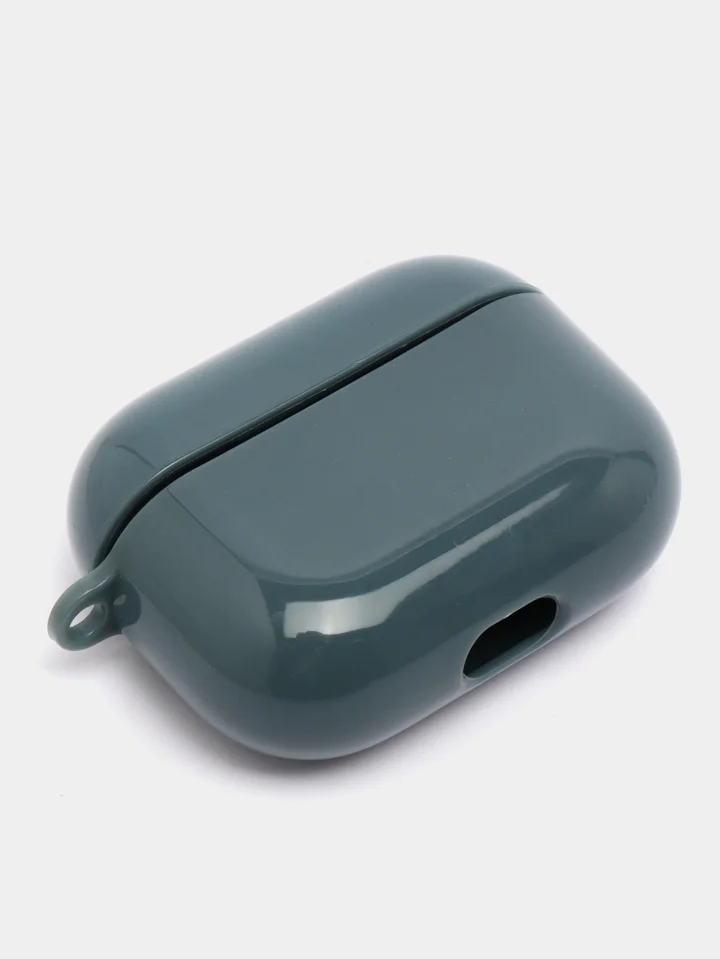 Серый чехол для наушников AirPods 1 / Pro 2 / 3, силиконовый