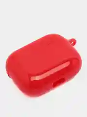 Красный чехол для наушников AirPods 1 / Pro 2 / 3, силиконовый