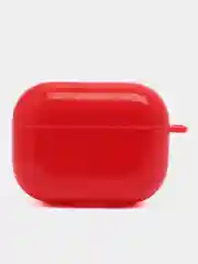 Красный чехол для наушников AirPods 1 / Pro 2 / 3, силиконовый
