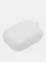 Белый чехол для наушников AirPods 1 / Pro 2 / 3, силиконовый