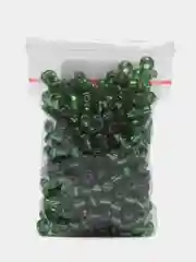 Зеленый бисер крупный, стеклянный, 6/0, 4 мм Бисер разноразмерный