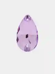 Сиреневый стразы стеклянные пришивные Pellosa Капля, Корея