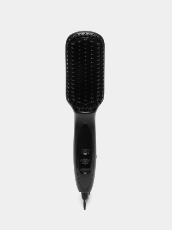 Расческа выпрямитель для волос Hair Straightener Brush 105A, черный