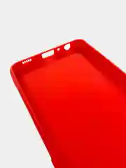 Красный чехол Samsung Galaxy A32 4G (Самсунг Галакси А32) силиконовый цветной матовый