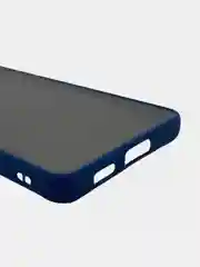 Темно-синий чехол Samsung Galaxy A32 4G (Самсунг Галакси А32) силиконовый цветной матовый