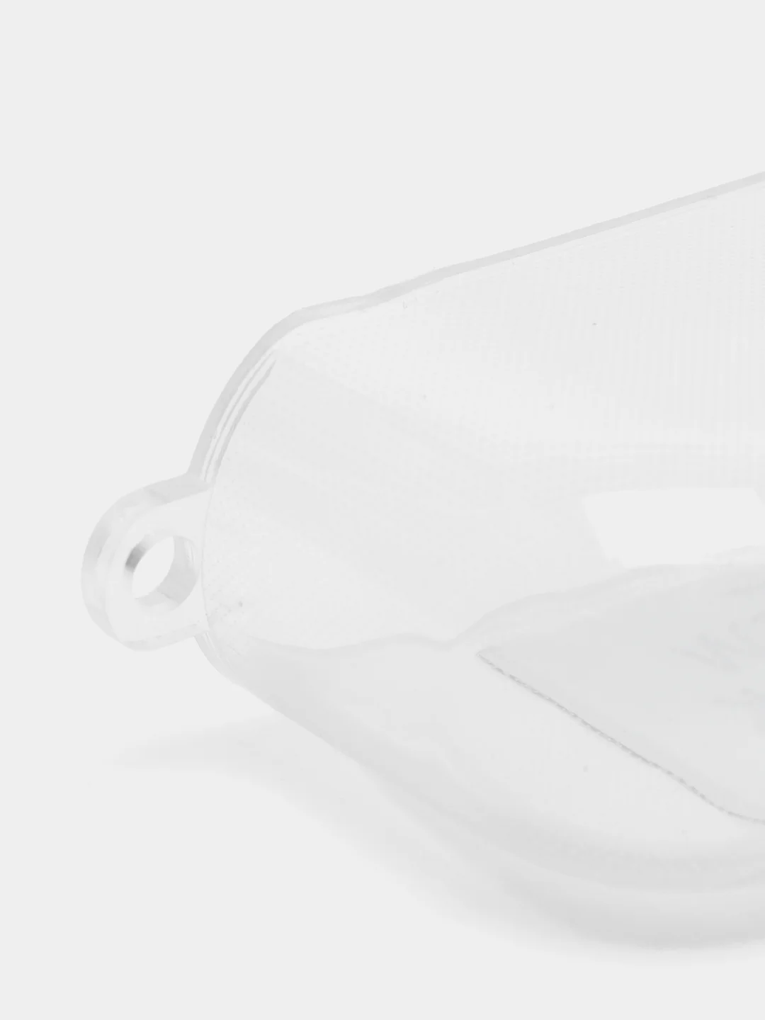 Светло-синий чехол для наушников Apple AirPods 3 силиконовый прозрачный принт Nike / Найк